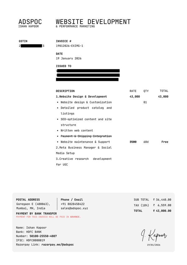 Invoice 4