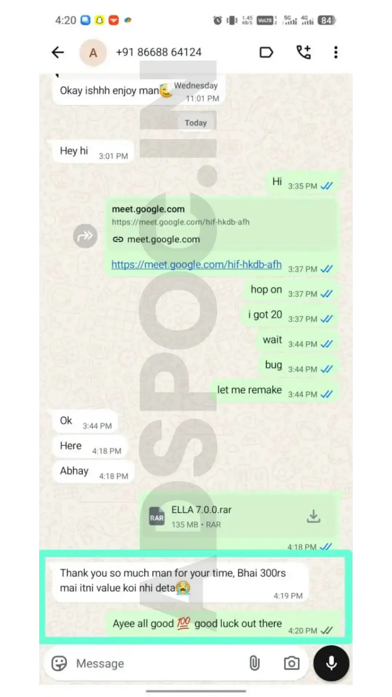 WhatsApp chat screenshot 4